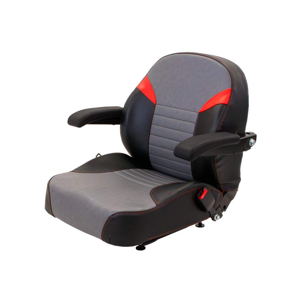 Uni Pro | Seat Top | Armrests | Slide Rails | Gray/Black Vinyl | GWG311586