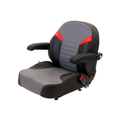 Uni Pro | Seat Top | Armrests | Slide Rails | Gray/Black Vinyl | GWG311586