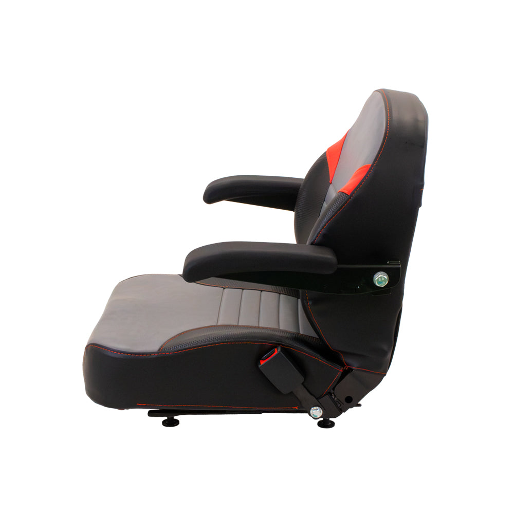 Uni Pro | Seat Top | Armrests | Slide Rails | Gray/Black Vinyl | GWG311586