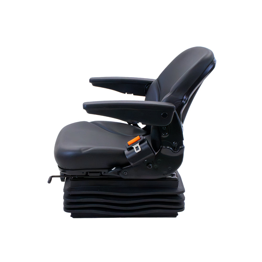 Uni Pro | Mechanical Suspension Seat | Slide Rails | Black Vinyl | GWG311589