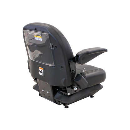 Uni Pro | Low-Profile Mechanical Suspension Seat | Armrests | OPS | Black Vinyl | GWG311585