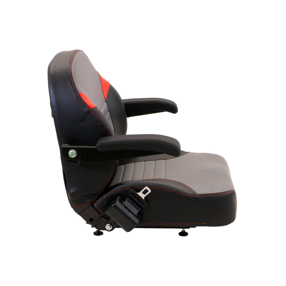 Uni Pro | Seat Top | Armrests | Slide Rails | Gray/Black Vinyl | GWG311586