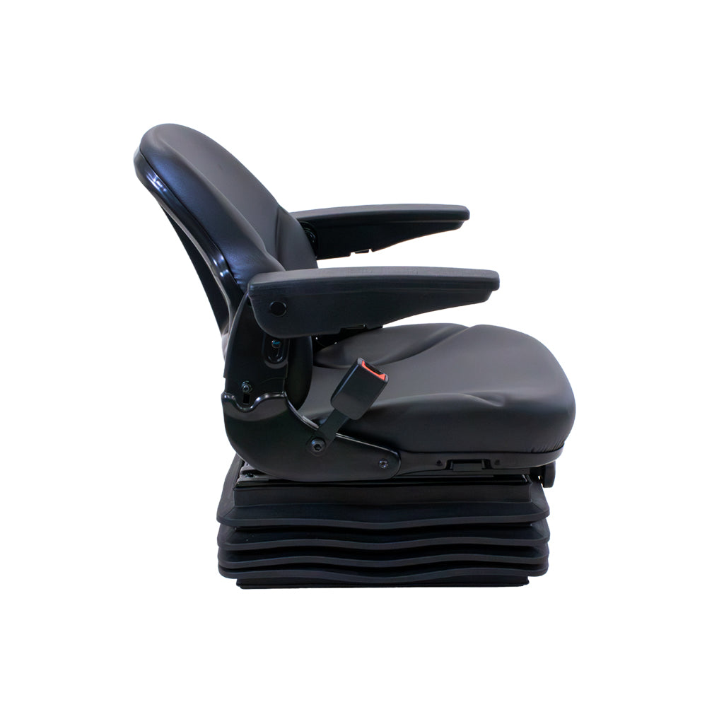 Uni Pro | Mechanical Suspension Seat | Slide Rails | Black Vinyl | GWG311589