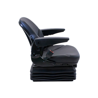 Uni Pro | Mechanical Suspension Seat | Slide Rails | Black Vinyl | GWG311589