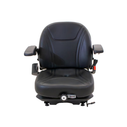 Uni Pro | Low-Profile Mechanical Suspension Seat | Armrests | OPS | Black Vinyl | GWG311585