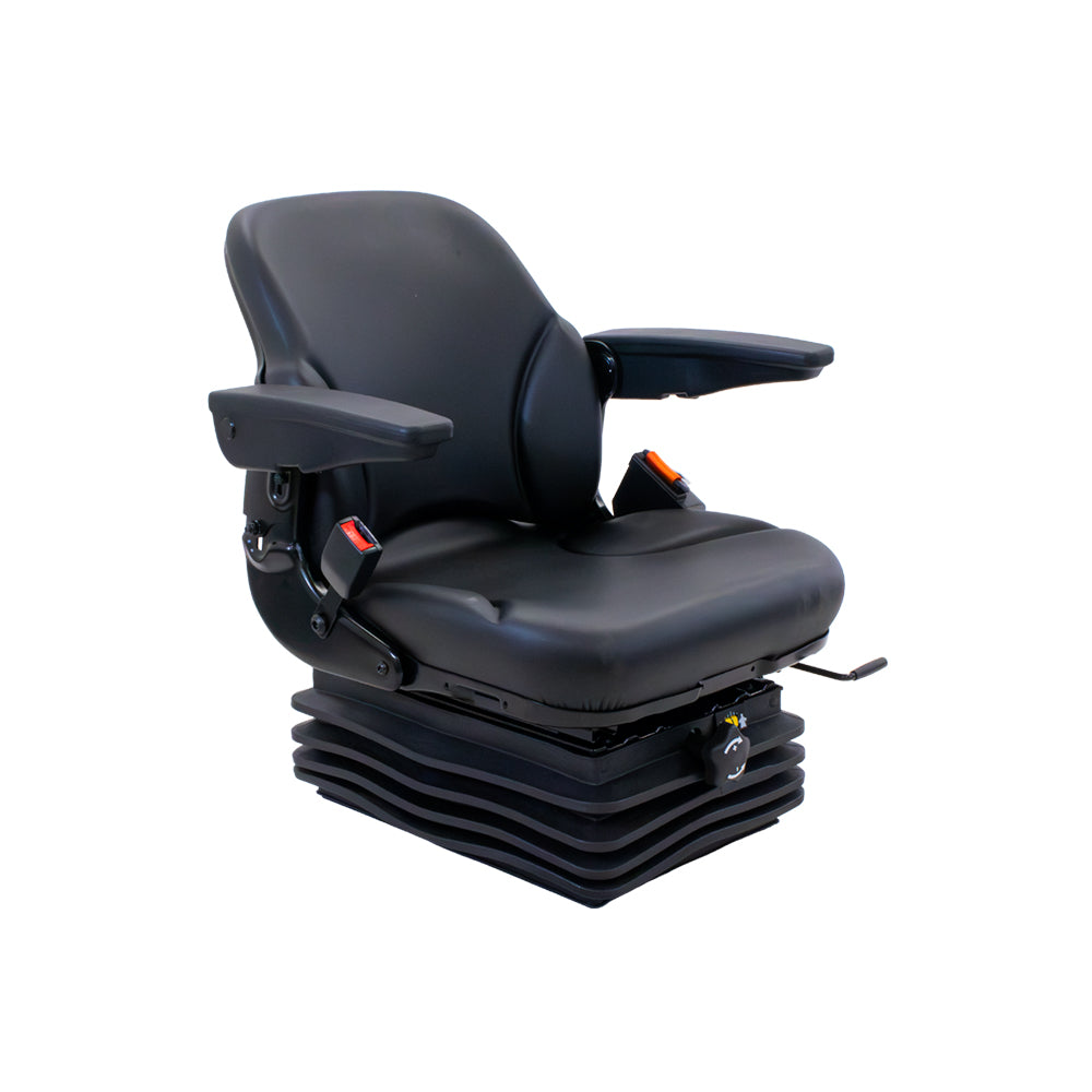 Uni Pro | Mechanical Suspension Seat | Slide Rails | Black Vinyl | GWG311589