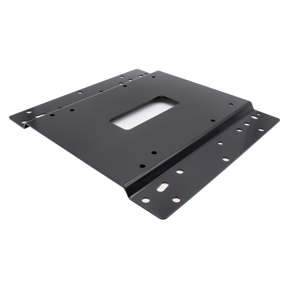 Uni Pro Seat Adapter Plate | Universal Mounting for Construction Equipment | Black Powder Coat