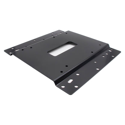 Uni Pro Seat Adapter Plate | Universal Mounting for Construction Equipment | Black Powder Coat