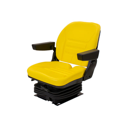 Uni Pro | Mechanical Suspension Seat | John Deere Tractors | Yellow Vinyl | GWG311540