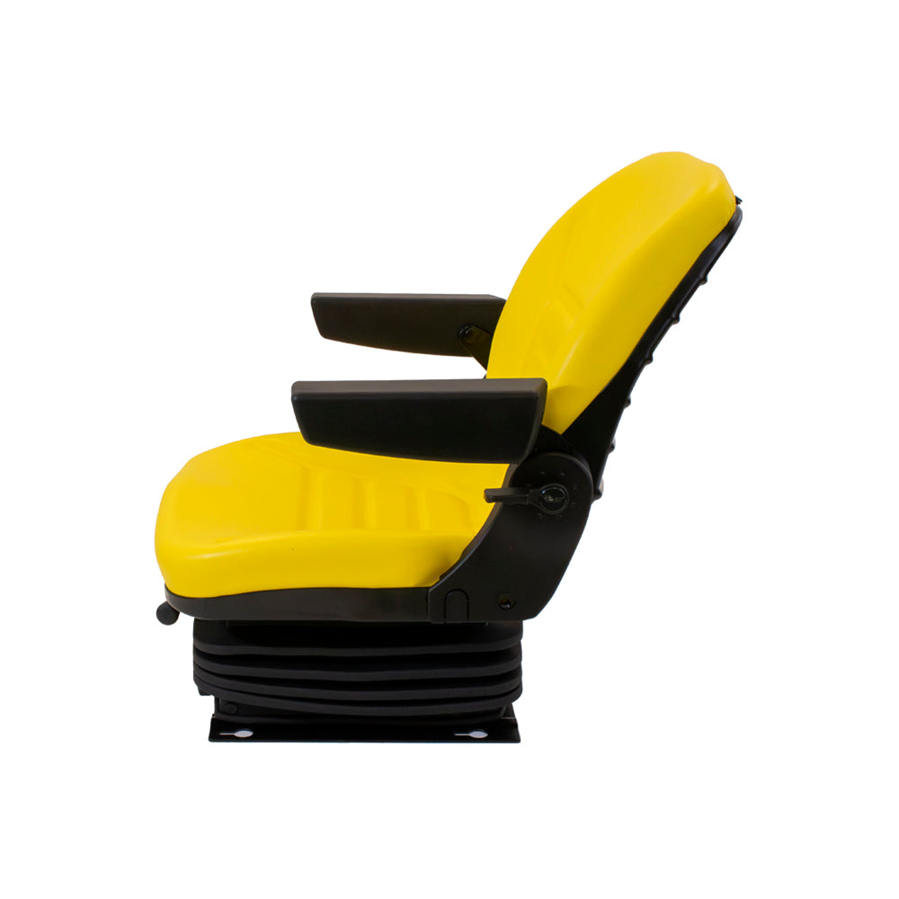 Uni Pro | Mechanical Suspension Seat | John Deere Tractors | Yellow Vinyl | GWG311540
