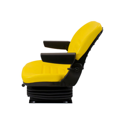 Uni Pro | Mechanical Suspension Seat | John Deere Tractors | Yellow Vinyl | GWG311540