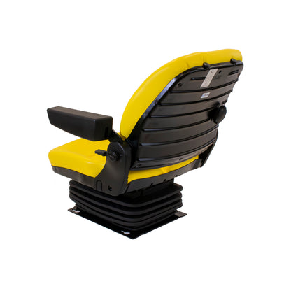 Uni Pro | Mechanical Suspension Seat | John Deere Tractors | Yellow Vinyl | GWG311540