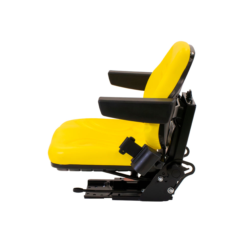 Uni Pro | Big Farmer Suspension Seat Assembly | Seat Belt | Armrests | Yellow Vinyl | GWG311560