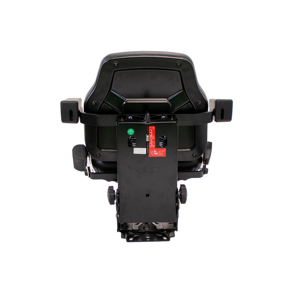 Uni Pro | Big Farmer Suspension Seat Assembly | Seat Belt | Armrests | Black Vinyl | GWG311534