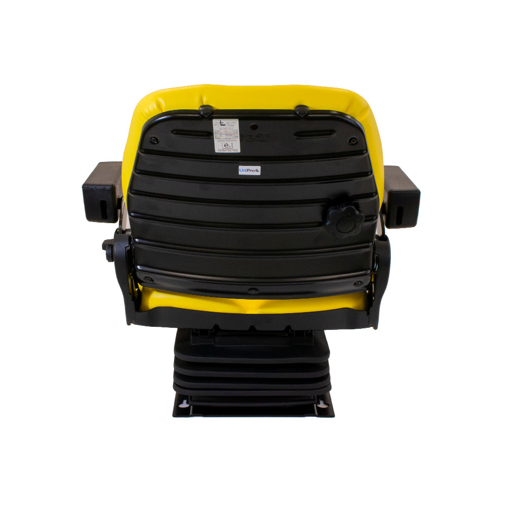 Uni Pro | Mechanical Suspension Seat | John Deere Tractors | Yellow Vinyl | GWG311540