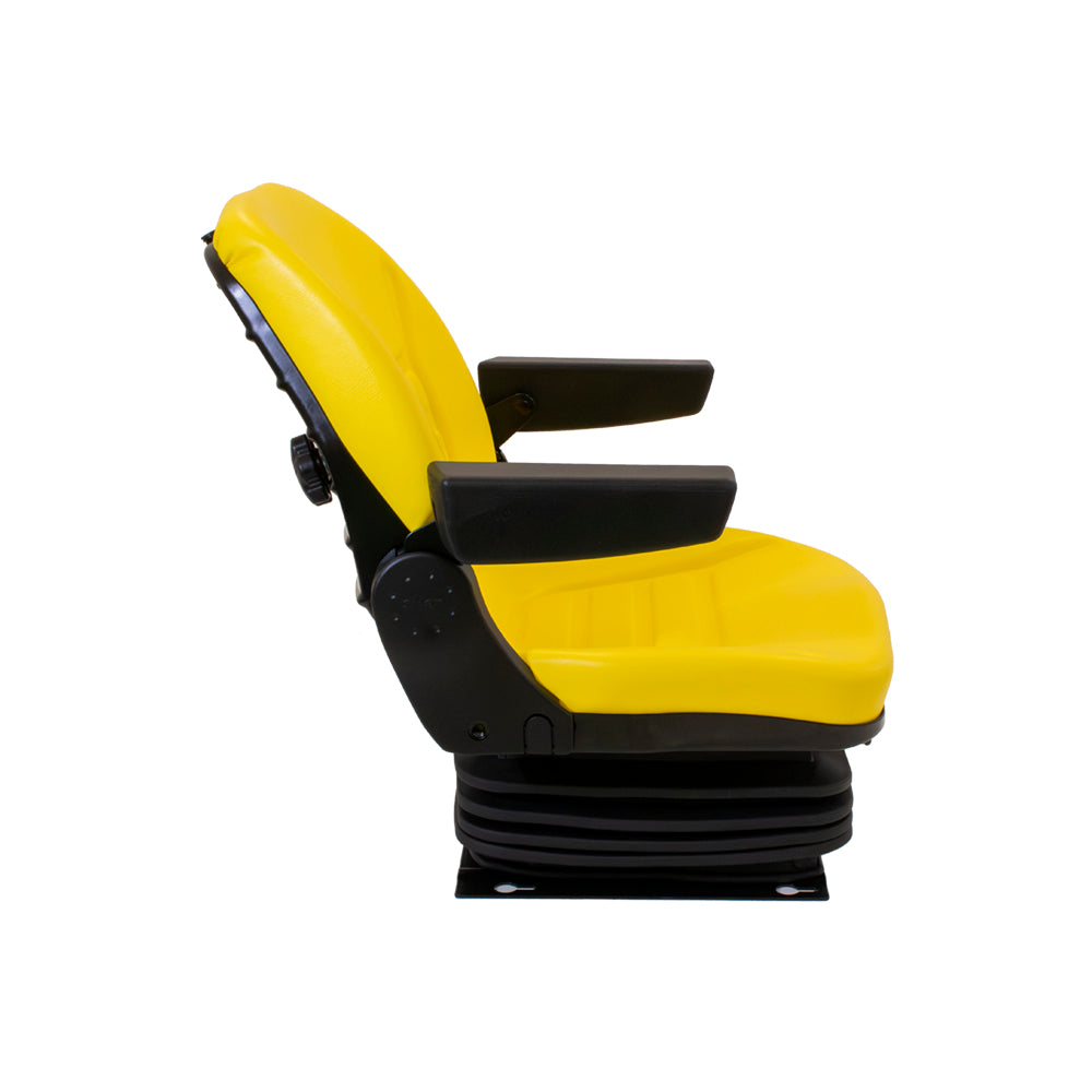Uni Pro | Mechanical Suspension Seat | John Deere Tractors | Yellow Vinyl | GWG311540