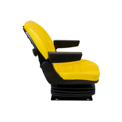 Uni Pro | Mechanical Suspension Seat | John Deere Tractors | Yellow Vinyl | GWG311540
