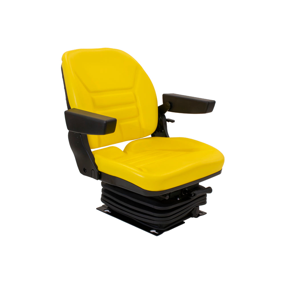 Uni Pro | Mechanical Suspension Seat | John Deere Tractors | Yellow Vinyl | GWG311540