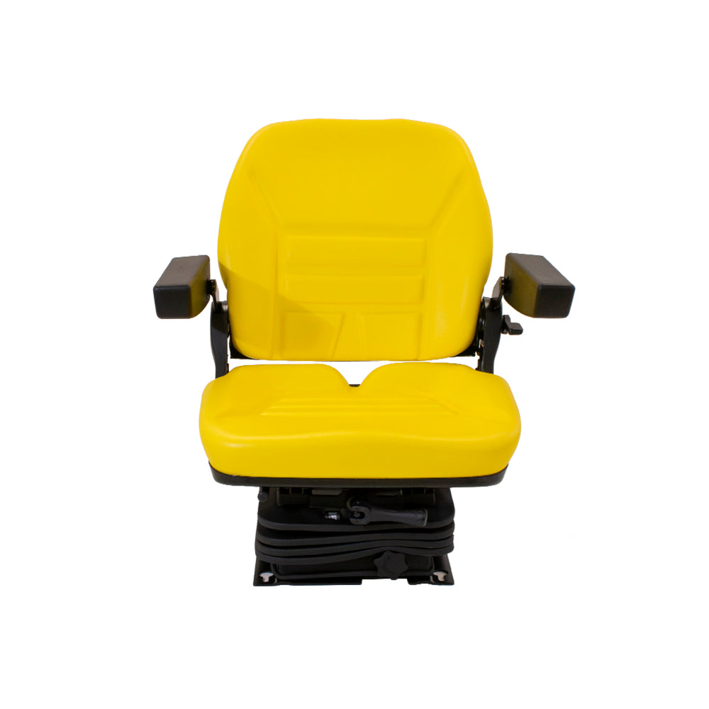 Uni Pro | Mechanical Suspension Seat | John Deere Tractors | Yellow Vinyl | GWG311540