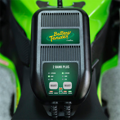 Battery Tender | 2-Bank Battery Charger | 12-Volt | 1.25A | 022-0165-DL-WH