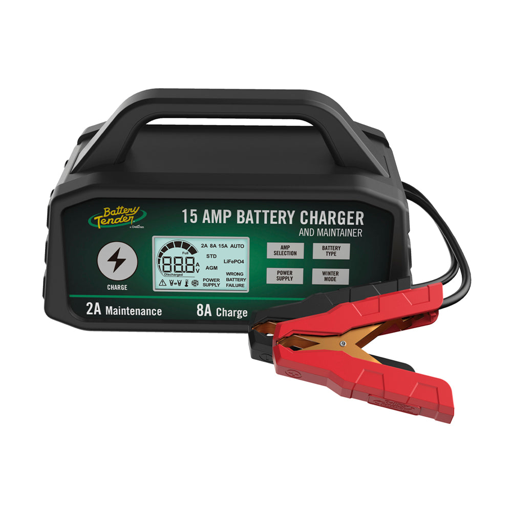 Battery Tender | Multi-Chemistry Bench Charger | 12-Volt | 15/8/2A | 022-0234-DL-WH