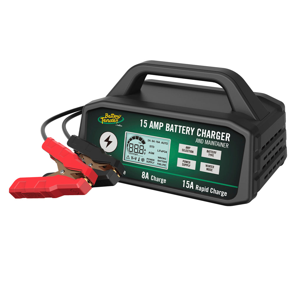 Battery Tender | Multi-Chemistry Bench Charger | 12-Volt | 15/8/2A | 022-0234-DL-WH