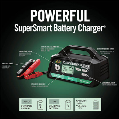 Battery Tender | Multi-Chemistry Bench Charger | 12-Volt | 15/8/2A | 022-0234-DL-WH