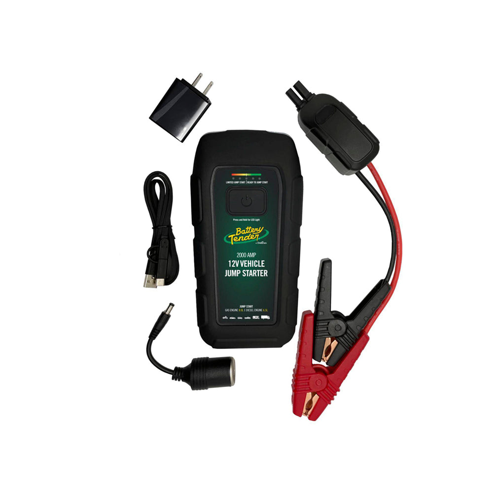 Battery Tender | Jump Starter & Power Bank| 2000A/16000mAh | 030-2030-WH