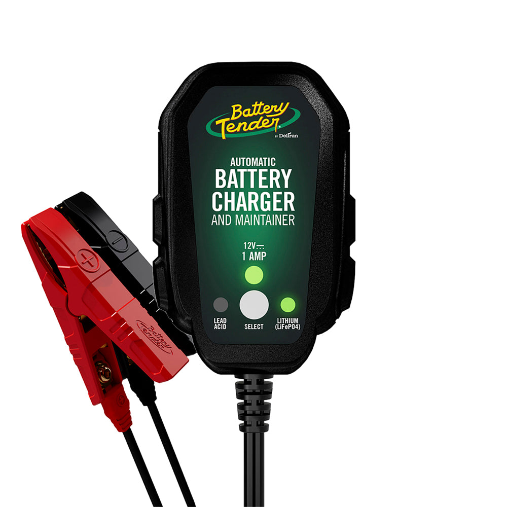 Battery Tender | Selectable LA/Li Battery Charger | 12-Volt | 1A | 022-0199-DL-WH