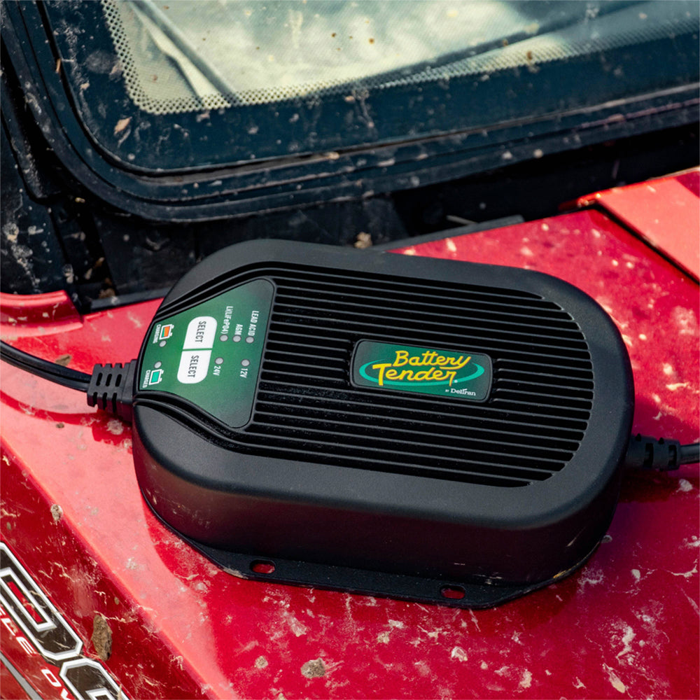 Battery Tender | Selectable Waterproof Battery Charger | 12/24-Volt | 5A/2.5A | 022-0258-DL-WH