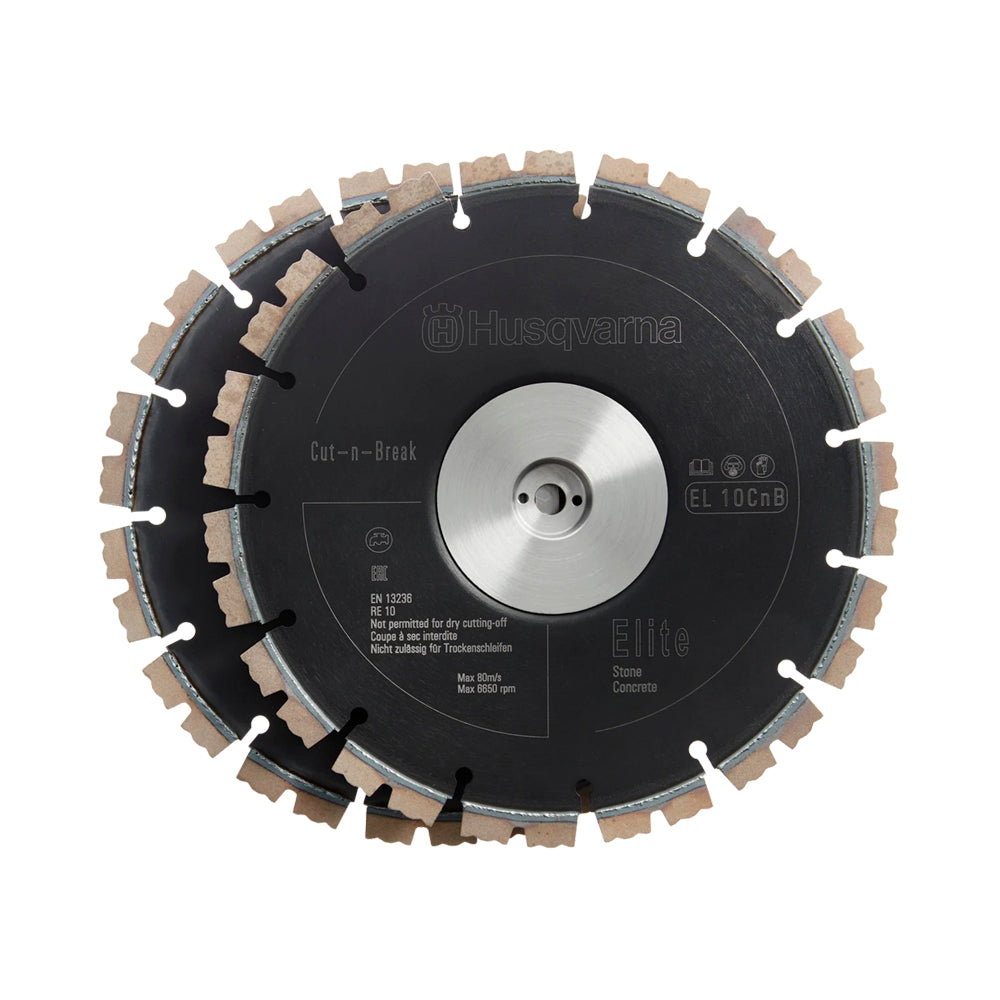 Husqvarna | EL10 Cut-n-Break | Diamond Saw Blades | Set of 2 Blades | 597807901