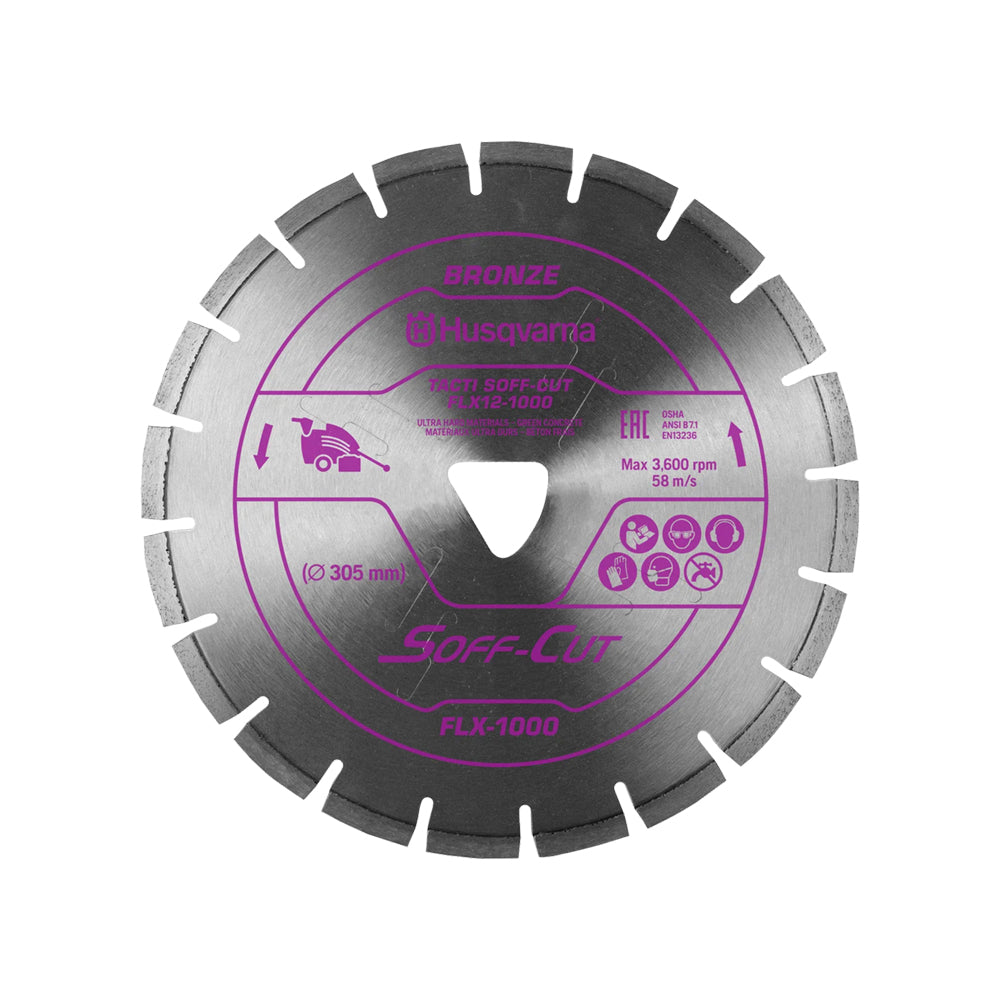 Husqvarna | FLX6-1000 Purple | Diamond Saw Blade | with Skid Plate | 575383221