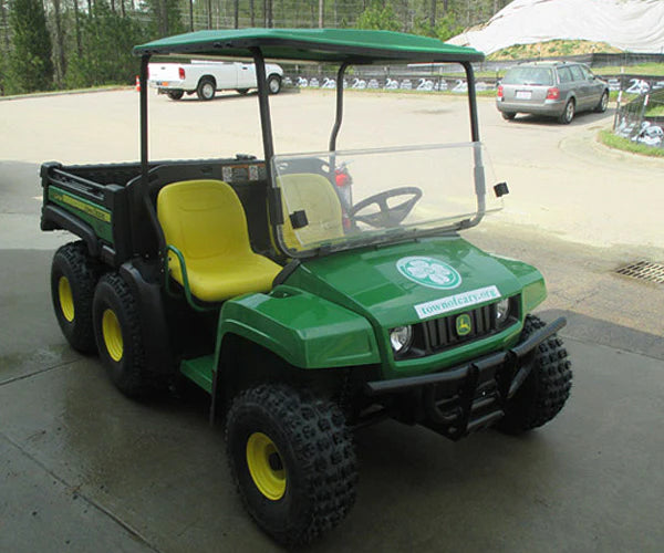 CoolTops Folding Front Windshield | John Deere Gator | 3/16-In. High Impact Acrylic