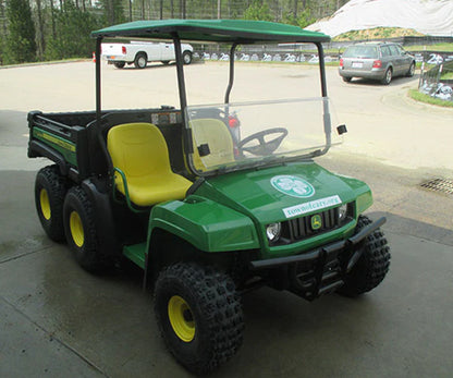 CoolTops Folding Front Windshield | John Deere Gator | 3/16-In. High Impact Acrylic