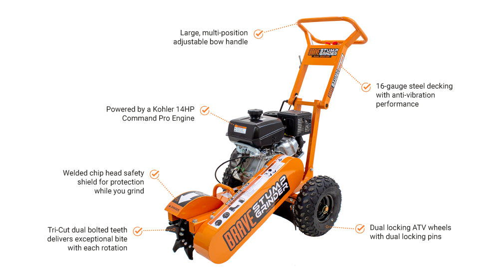 Brave Stump Grinder | 14 HP Kohler