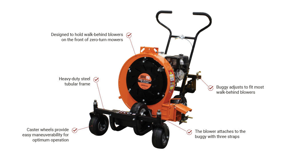 Jrco Blower Buggy | Front Mount Mower Attachment