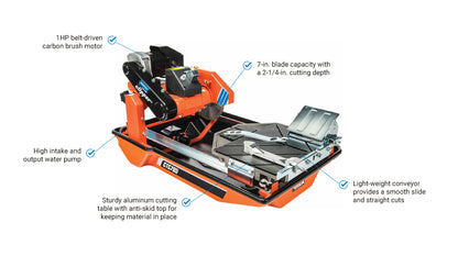 Norton Clipper Tile Saw | 7 In. | 1HP