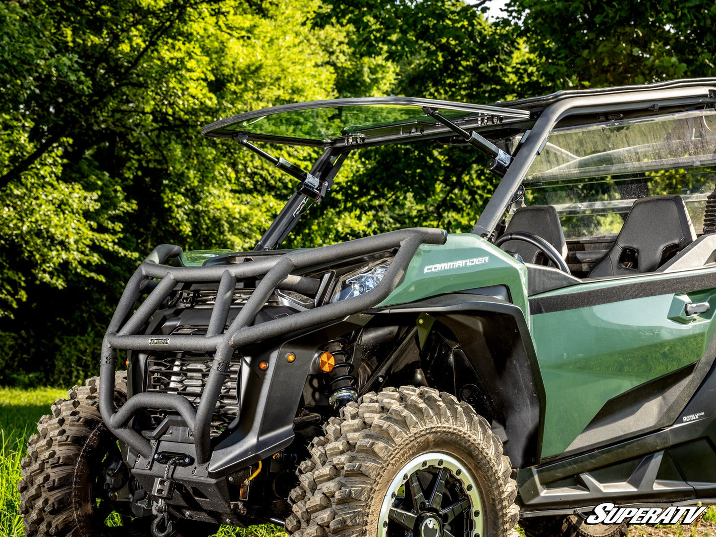 Can-Am Maverick Sport MaxDrive Power Flip Glass Windshield