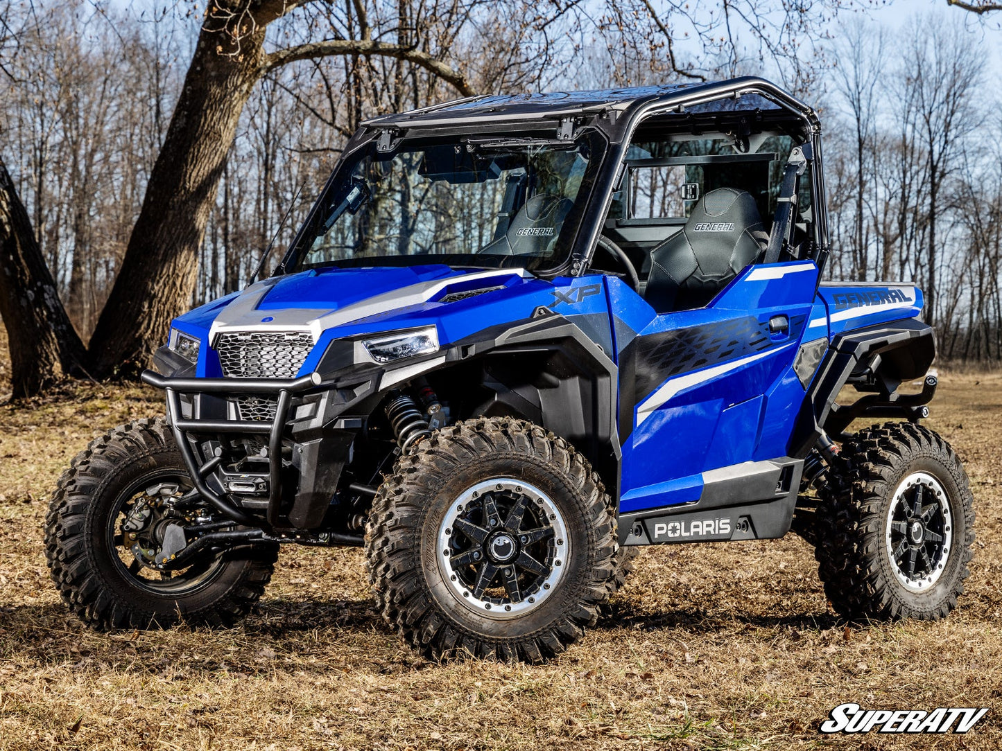 Polaris General 1000 MaxDrive Power Flip Glass Windshield