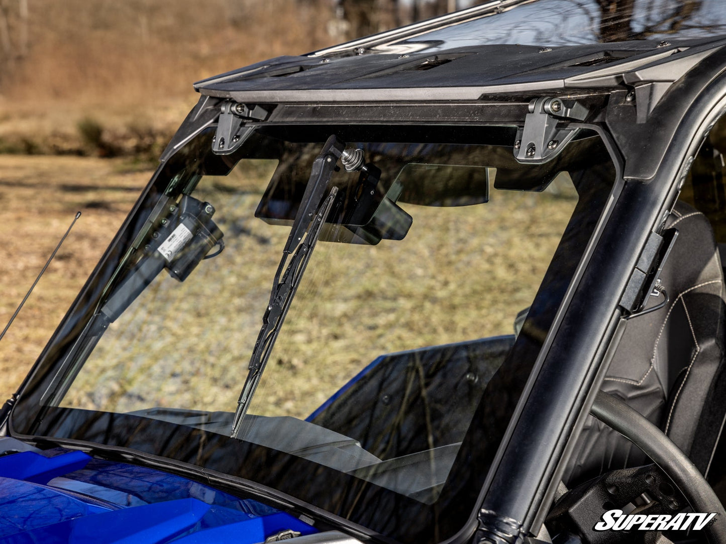 Polaris General 1000 MaxDrive Power Flip Glass Windshield