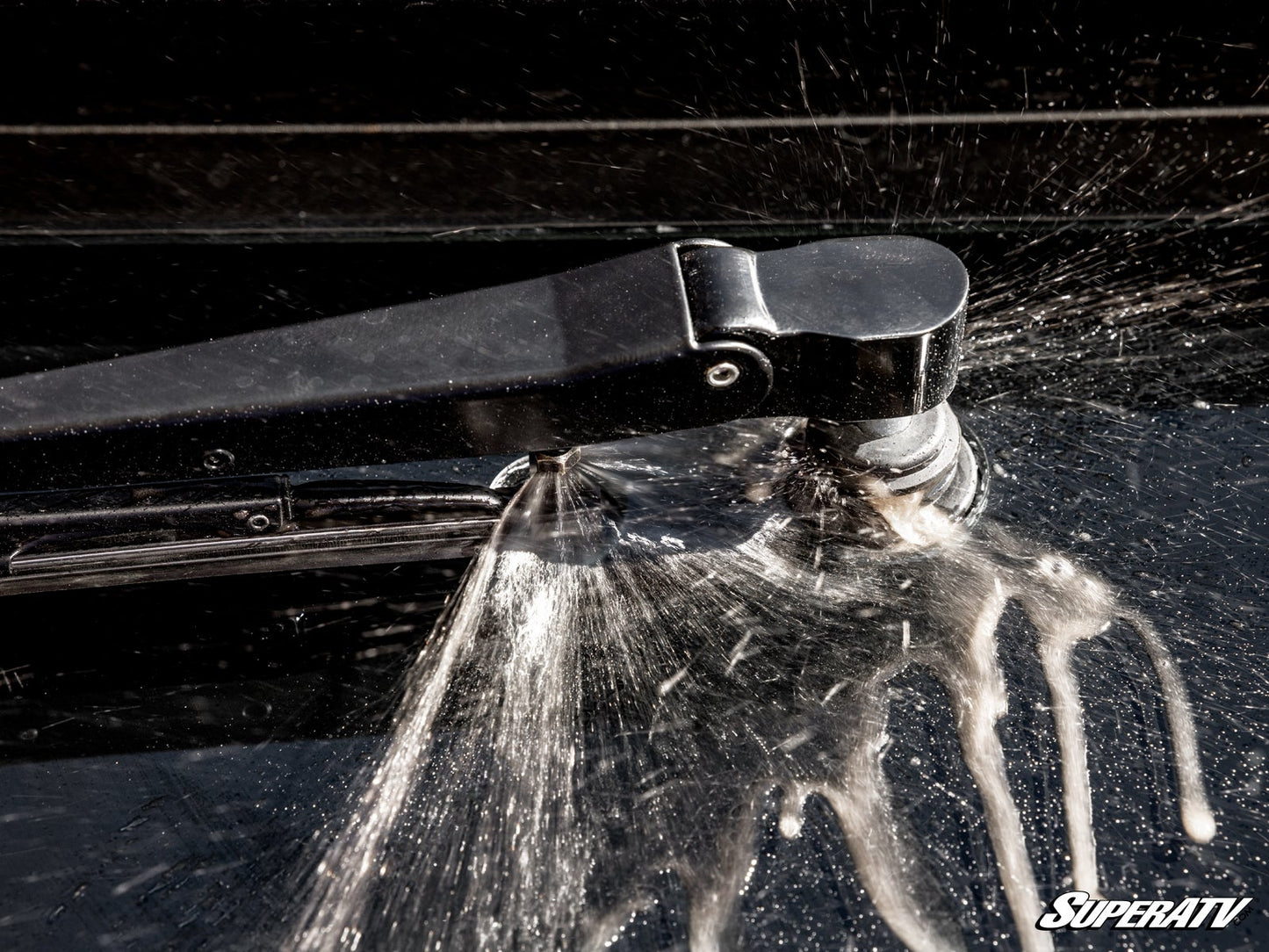 Polaris General 1000 MaxDrive Power Flip Glass Windshield