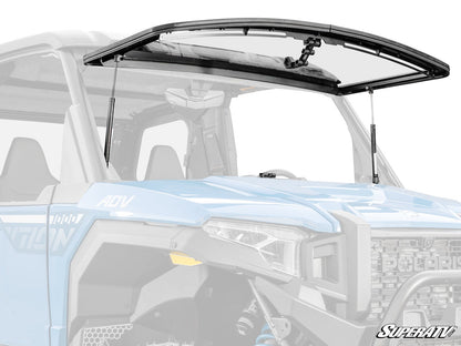 SuperATV Polaris XPedition Scratch-Resistant Flip Windshield