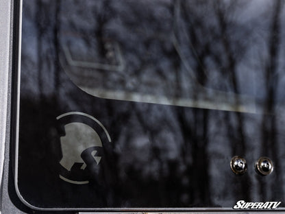 SuperATV Rear Sliding Glass Windshield for Polaris Ranger XP 1000