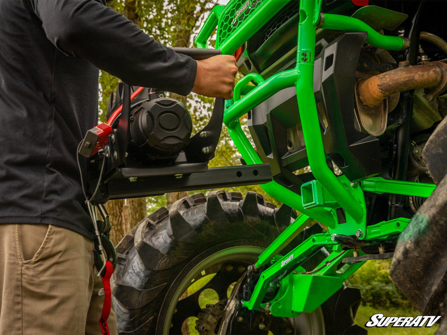 12,000 Lb. UTV/ATV Winch (With Wireless Remote & Synthetic Rope)