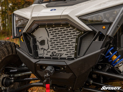 Polaris RZR Turbo R Skull Style Grille Insert